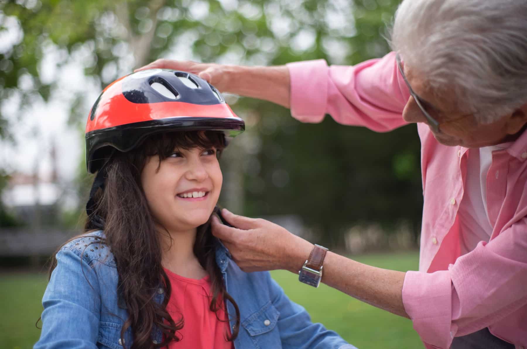 family child friendly grandparent helmet